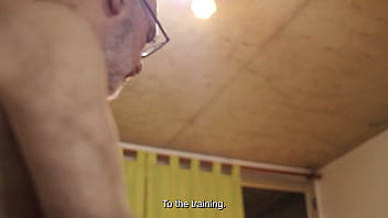 Entrenadora personal supera el lí ¡trío inesperado y sudoroso subtitled in english