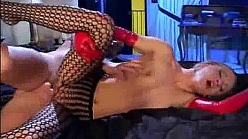 Fucking in fishnet pantyhouse