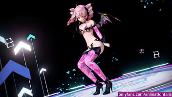 Mujer animacion baile sensual