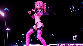 Mujer animacion baile sensual