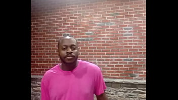 A private strip tease for free while faced backwards in 70 degree weather