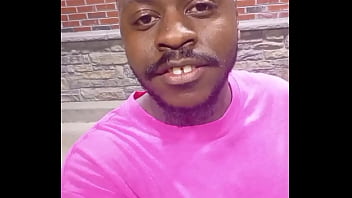 A private strip tease for free while faced backwards in 70 degree weather