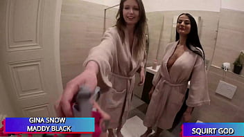 Swedish beauties gina snow & maddy black's mammoth titty fuck frenzy