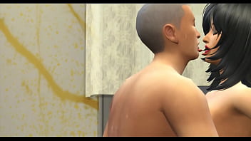 Taquineries et romantisme dans un beau décor avec une japonaise