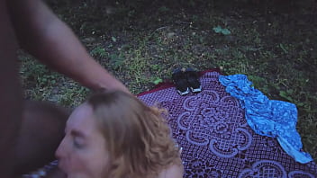 Milf shows off her skills in the park