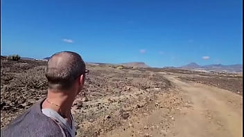 Hot milf gets fucked in the yellow mountain desert