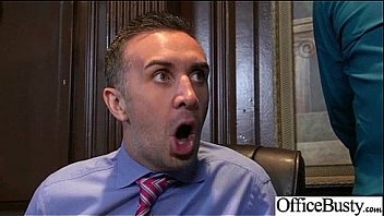 Sex tape in office with nasty wild worker girl video 29