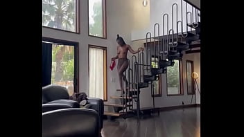 Dark chocolate almost ate it off the stairs with her shirt off #titties #ebony #tall #runway #modelvibes #highheels #ke Dark chocolate almost ate it off the stairs with her shirt off #titties #ebony #tall #runway #modelvibes #highheels #ke