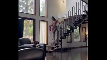 Dark chocolate almost ate it off the stairs with her shirt off #titties #ebony #tall #runway #modelvibes #highheels #ke Dark chocolate almost ate it off the stairs with her shirt off #titties #ebony #tall #runway #modelvibes #highheels #ke