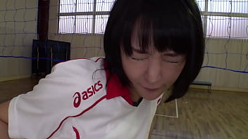 日本の爆乳バレー部員の秘蔵練習映像　9