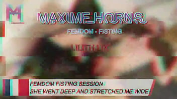 She stretched me wide slowly then all at once was no game it was fisting scene now online with