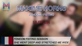 She stretched me wide slowly then all at once was no game it was fisting scene now online with