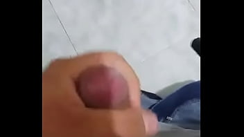 Masturbating in the bathroom