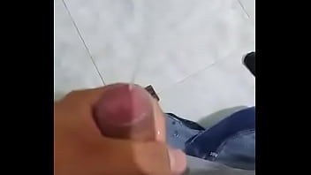 Masturbating in the bathroom