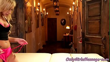 Young masseuse licking teens sweet pussy