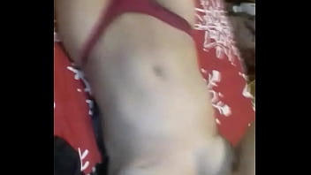 Hot latina teasing on bed