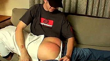 Skater Hunk Getting His Ass Slapped On The Couch thumbnail