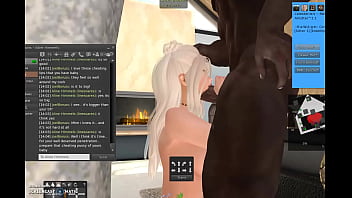 Blonde married girl cheating with two black guys