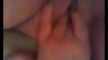 My online playing with her pussy