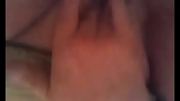 My online playing with her pussy