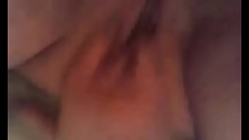 My online playing with her pussy