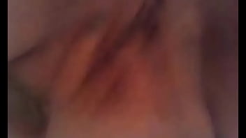 My online playing with her pussy