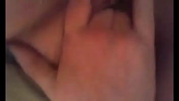 My online playing with her pussy