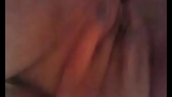My online playing with her pussy