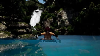 The petite girl didn't expect that the giant cock would destroy her pussy and ass hentai game 3d