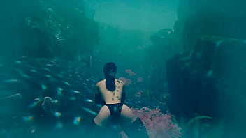 The petite girl didn't expect that the giant cock would destroy her pussy and ass hentai game 3d