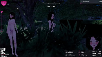 コートを脱ぎ捨てて、いよいよすっぽんぽんで公園を徘徊！