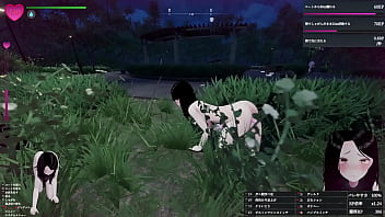 コートを脱ぎ捨てて、いよいよすっぽんぽんで公園を徘徊！