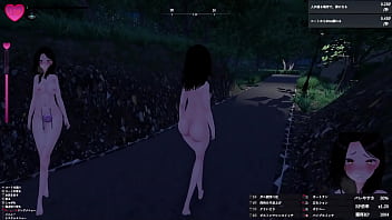 コートを脱ぎ捨てて、いよいよすっぽんぽんで公園を徘徊！