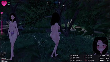 コートを脱ぎ捨てて、いよいよすっぽんぽんで公園を徘徊！