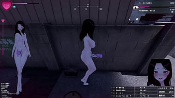 コートを脱ぎ捨てて、いよいよすっぽんぽんで公園を徘徊！