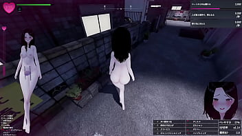 コートを脱ぎ捨てて、いよいよすっぽんぽんで公園を徘徊！