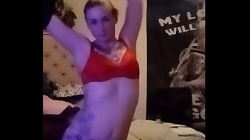 Naughty nodia getting dressed for the day