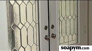 Soapy massage and shower blowjob 14