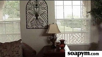 Soapy massage and shower blowjob 14