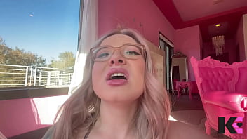 Femdom valentine's day tiny candy thieves squished crushed swallowed in hawaiian bikini top