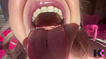 Femdom valentine's day tiny candy thieves squished crushed swallowed in hawaiian bikini top