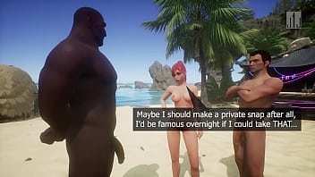 Bbc girlfriend ends up like the locals at island beach Bbc girlfriend ends up like the locals at island beach