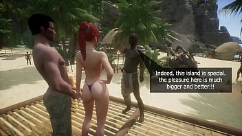 Bbc Girlfriend Ends Up Like The Locals At Island Beach thumbnail