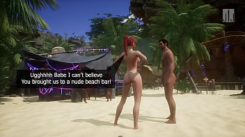 Bbc girlfriend ends up like the locals at island beach