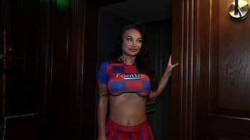 College stories 1 student cheerleader monika fox passed an exam with professor martin in three subjects oral vaginal and anal