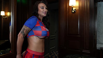 College stories 1 student cheerleader monika fox passed an exam with professor martin in three subjects oral vaginal and anal