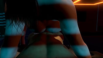 Asian milf anal stretching with a big fat dick