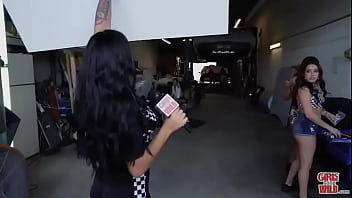 The pink vibrator rubs liv’s clit