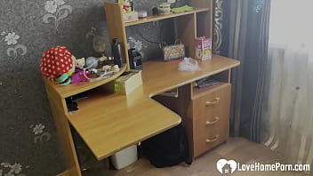 My teen hottie taking it like a pro