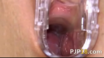 Gyno toy and hard cunt opening